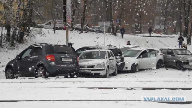 Первый снег всегда неожиданный