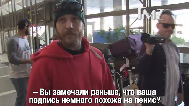 Шикарный актер Том Харди и его автограф