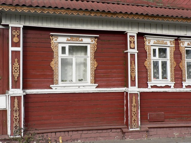г.Семёнов. Наличники на окна (82 фото)