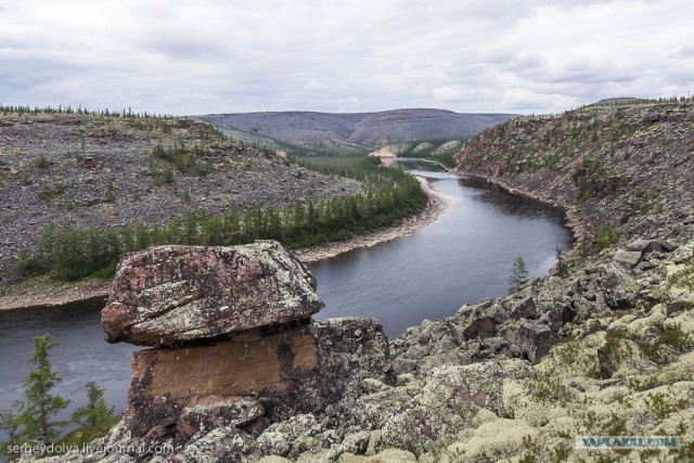 Сплав по реке Котуйкан.