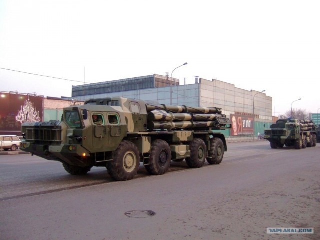 Танки в городе! Репетиция парада победы