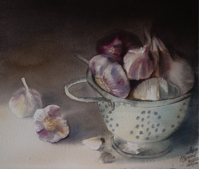 Немного лука и чеснока в живописи