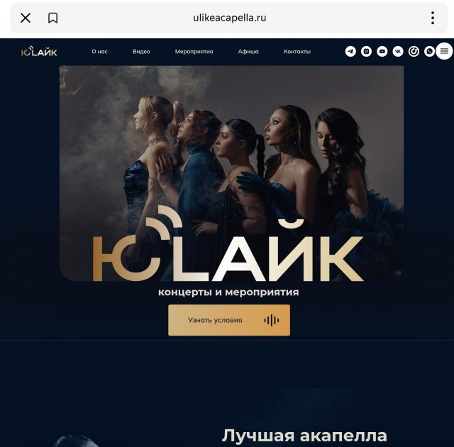 Сударыни поют а капелла, коллеги!
