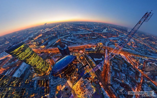 Москва с высоты птичьего полета