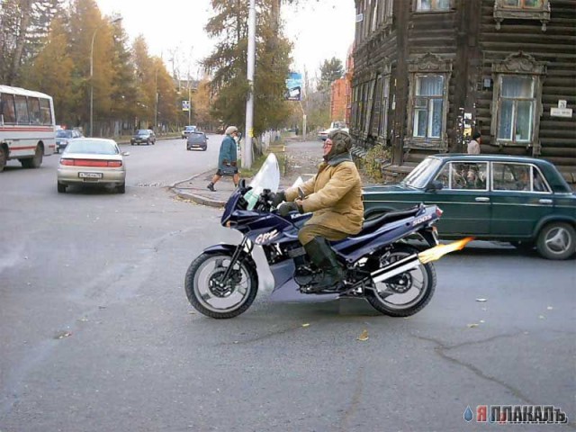 Фотожаба: Гонщик