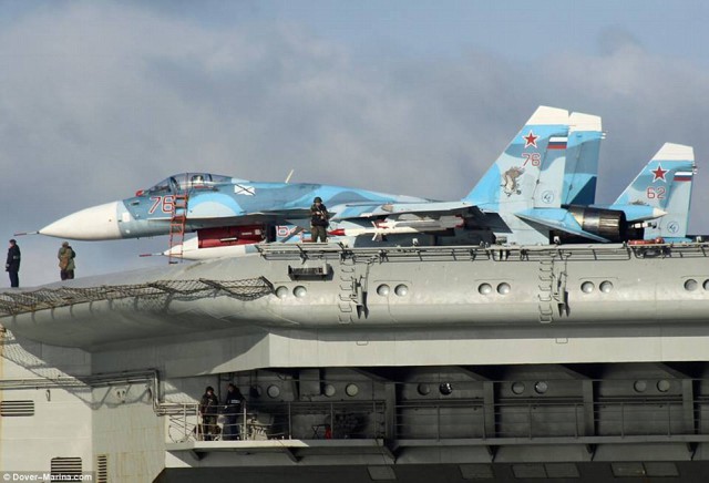 Авианосная группа ВМФ России вошла в Ла-Манш