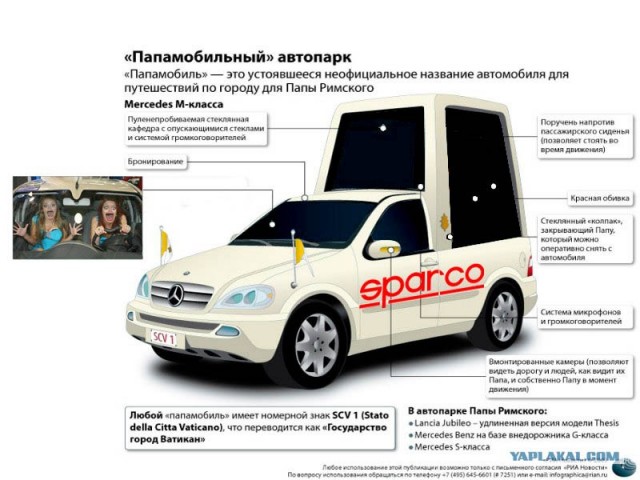 Как устроен "папамобиль"