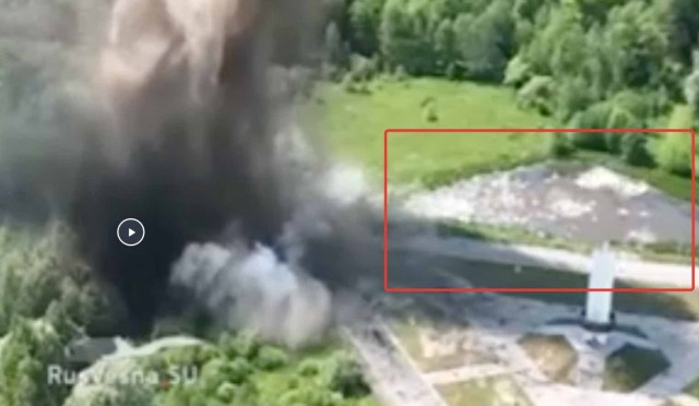 Мощный взрыв у «трёх сестёр» — на стыке границ Украины, Белоруссии и России