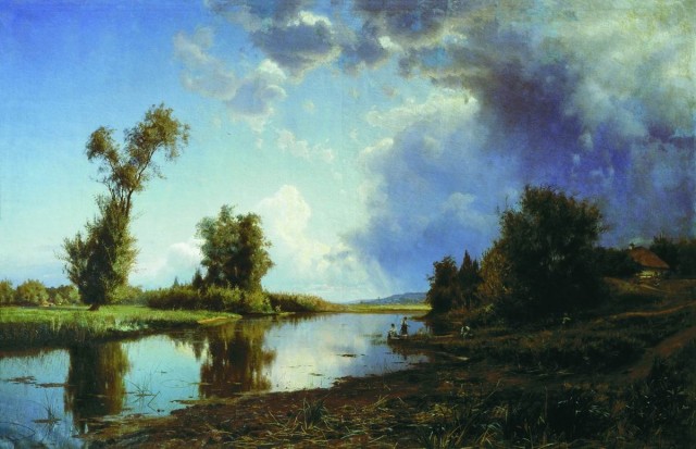Перед грозой в живописи