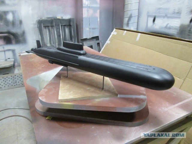Сделал модель подводной лодки ТАЙФУН