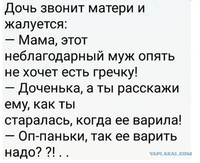 Жри, что дают! Ишь, голос подал!