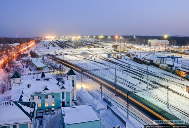 Железнодорожная станция Инская в Новосибирске