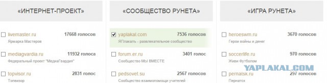 ЯП получил Премию Рунета 2015