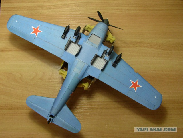 СУ-6. Модель самолета из бумаги