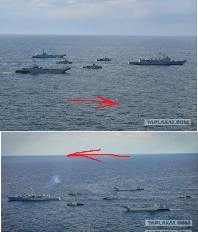 Красиво идут. Демонстрация мощи польского военно-морского флота у границ РФ