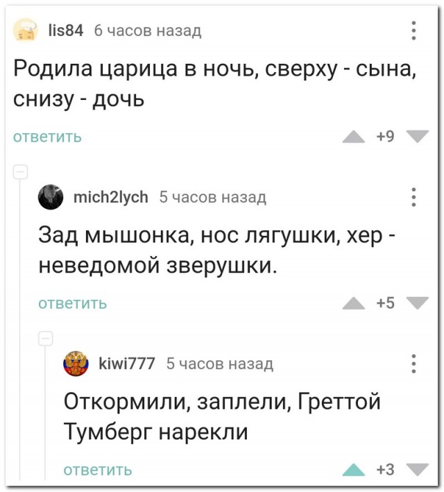 Забавные комментарии из социальных сетей (21.03.22)