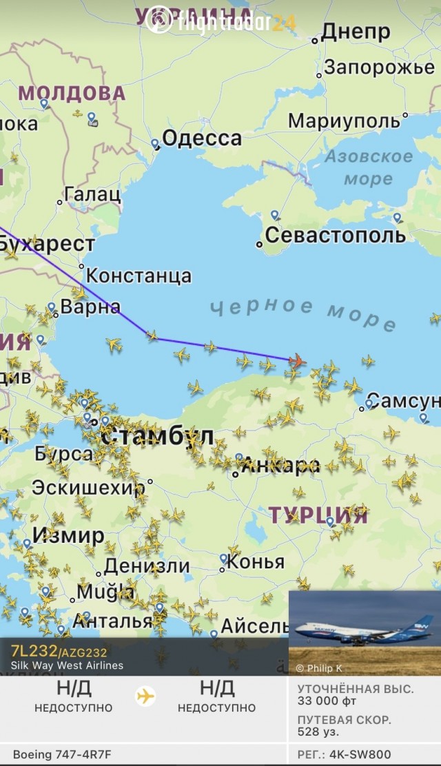 Тем временем над Украиной ...