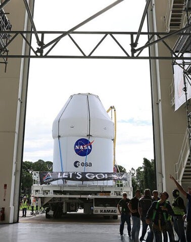 Корабль «Орион» заправили перед полетом к Луне с экипажем.