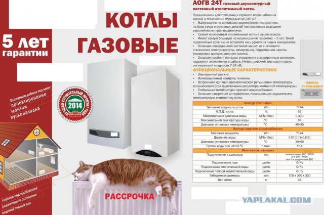 Двухконтурные газ.котлы 24квт.