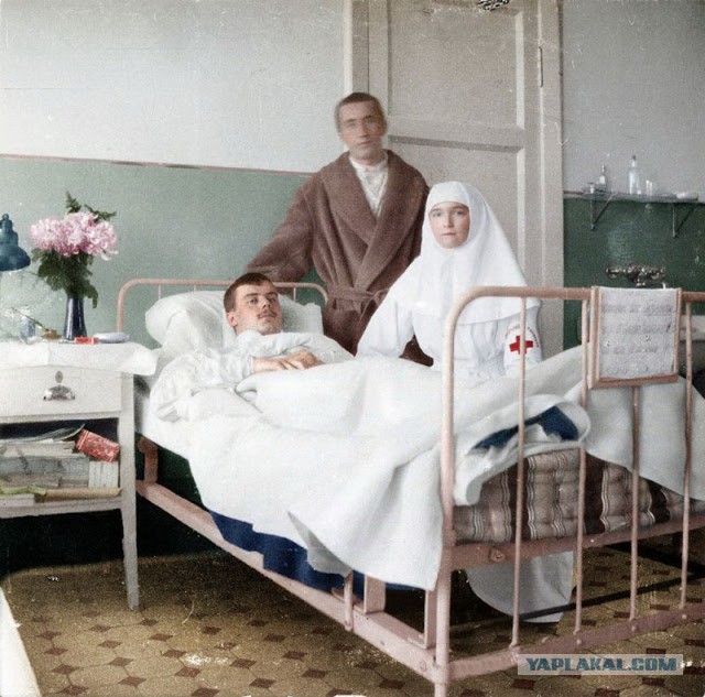 Раскрашенные фотографии русских в Первой мировой войне