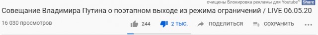 Совещание Владимира Путина по снятию режима ограничений. Прямая трансляция