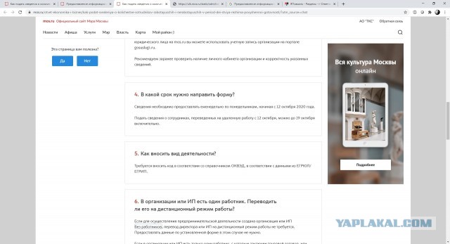В мэрии обвинили работодателей в "обрушении" сервиса по предоставлению данных о работниках на удалёнке
