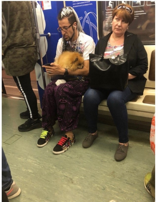 Модники из нашего метро