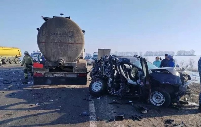 Массовое ДТП под Курском.