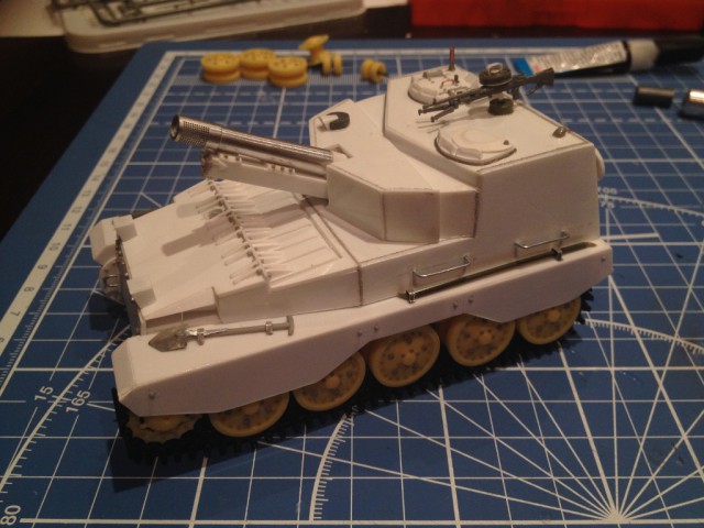 Модель САУ FV304 в масштабе 1/35