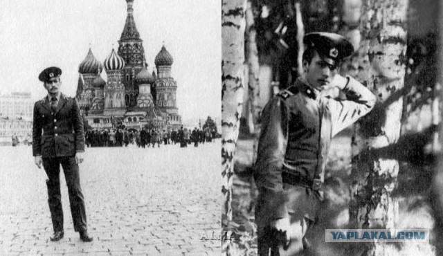 Армейские фотографии знаменитостей