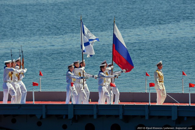 День Флота 2015 в Севастополе. Парад кораблей