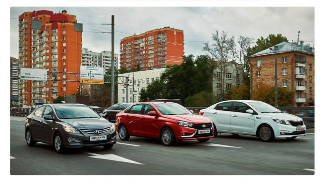 Корейское напряжение:сравнительный тест Lada Vesta