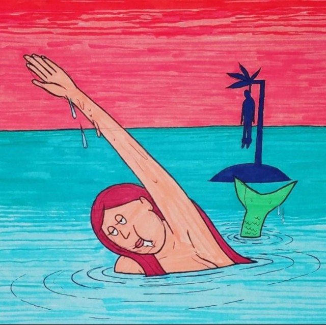 Случай на море.