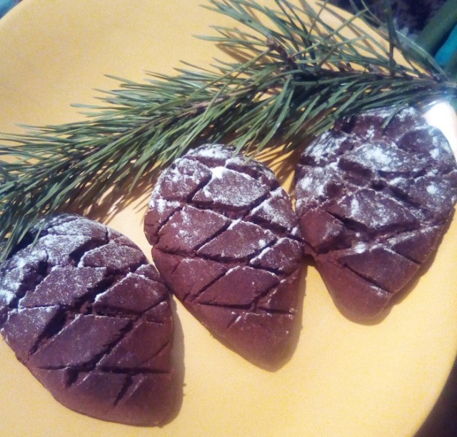 Новогодние вкусные шишки