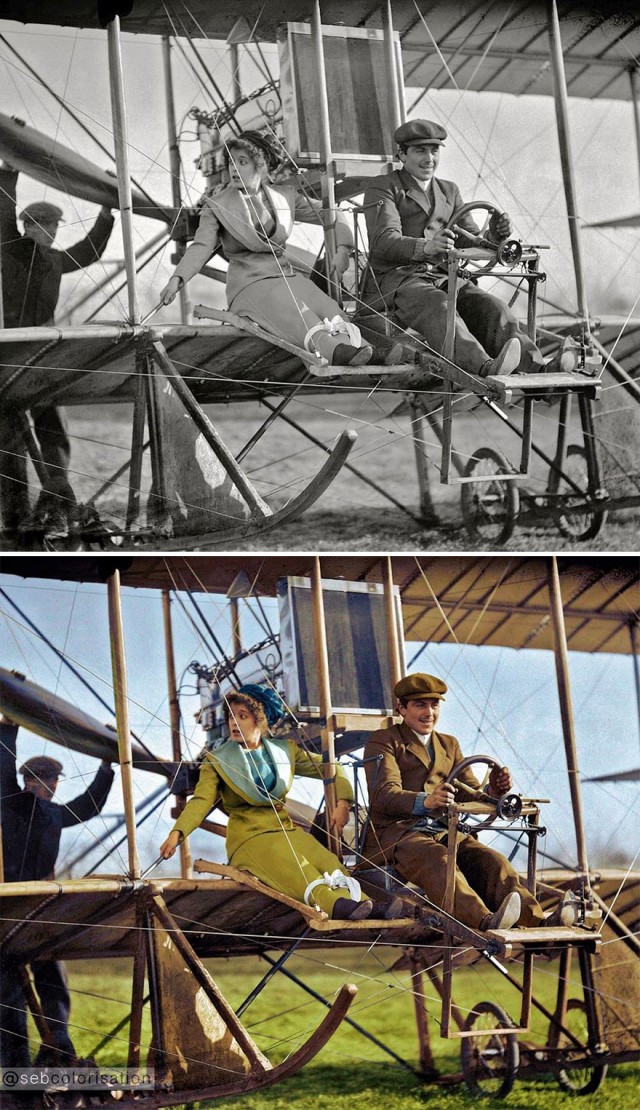 Раскрашенные исторические фото