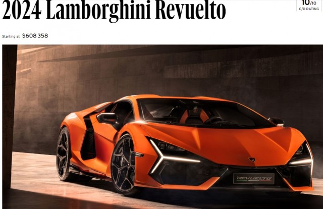 Одну из самых дорогих автоновинок года — суперкар Lamborghini Revuelto уникального жёлтого цвета — привезли в Россию