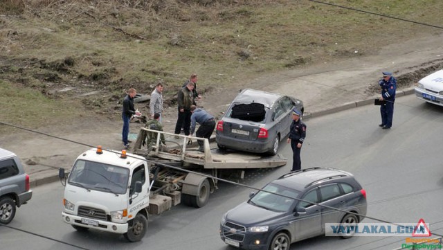 Служба эвакуации крупно попала,