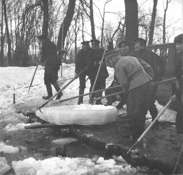 Новогодние забавы царской семьи