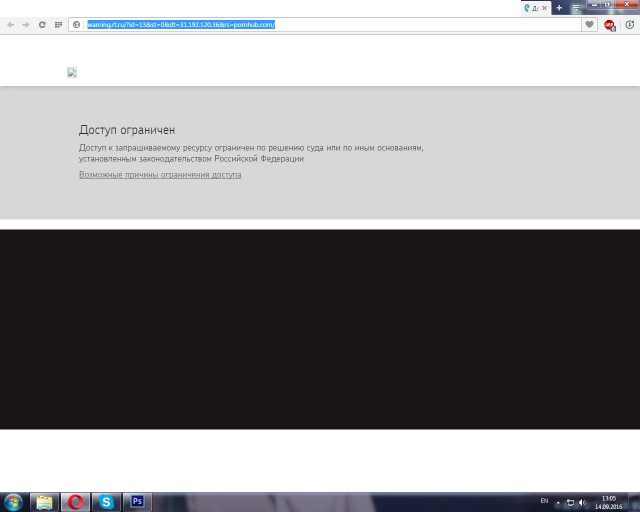 Роскомнадзор заблокировал PornHub. Недавно совсем.