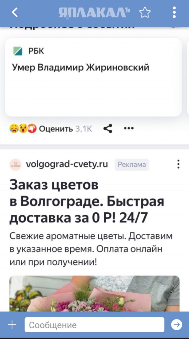 Жириновский жив