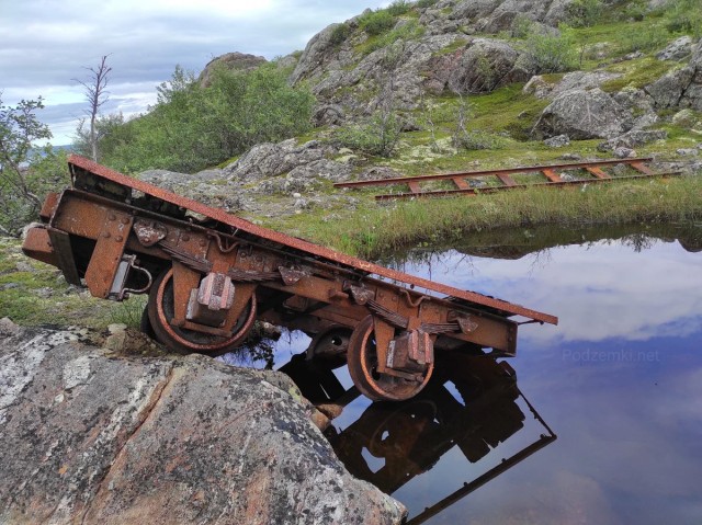 Немецкий опорный пункт Обергоф с орудием 8,8 cm Flak 36 на севере России