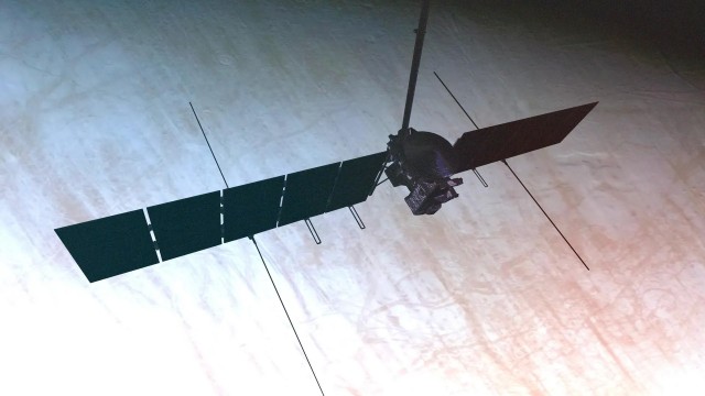 Тяжёлая ракета Falcon компании SpaceX вывела в космос космическую станцию Europa Clipper