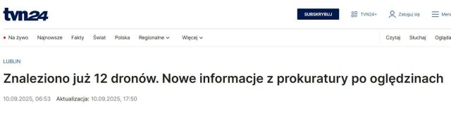 В Польше нашли уже обломки 12 беспилотников.