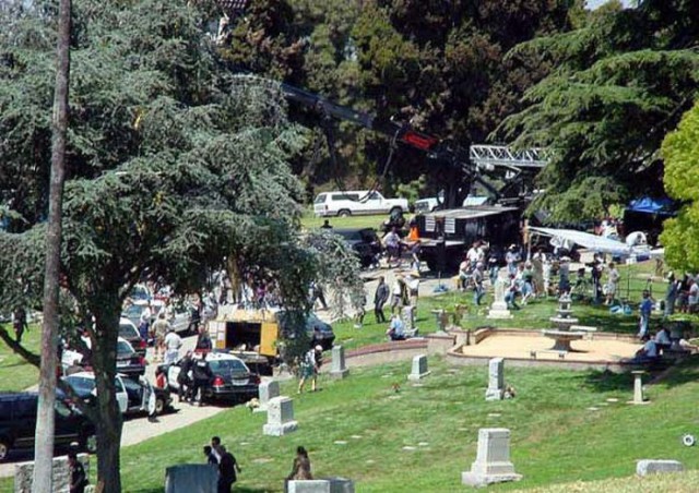 Кадры со съемочной площадки "Терминатора"