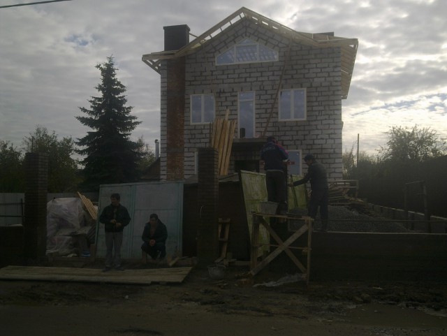 Стройка дома