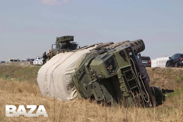 ЗРК «С-400» перевернулся в Тульской области