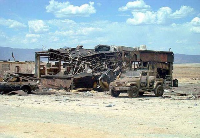 Кадры со съемочной площадки "Терминатора"