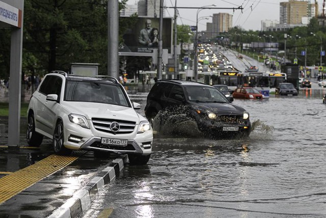 Наводнение в Москве 22.05.2015