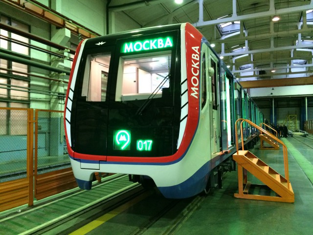 Новый поезд начнет работать в Москве уже завтра