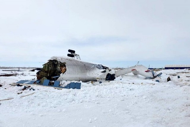 Вертолёт Ми-26 совершил жёсткую посадку на Ямале - 6 человек пострадало